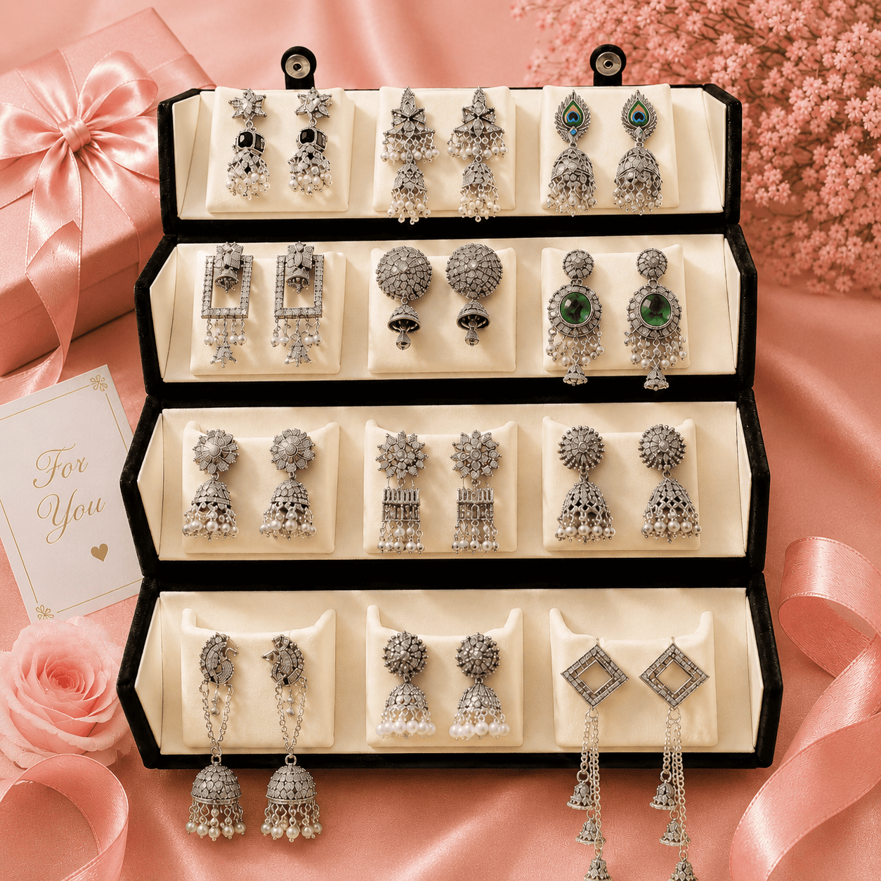 premium jhumka earrings set premium jhumka earrings set