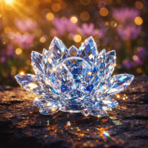 cristal lotus flower