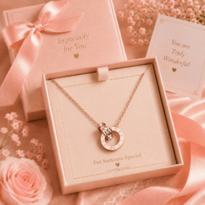 Home timeless love roman necklace